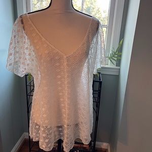 Sheer romantic blouse